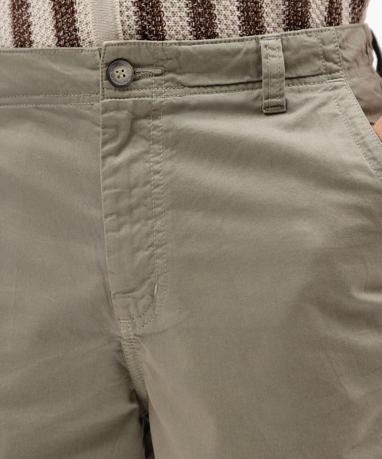 bermuda masculina reta chino verde
