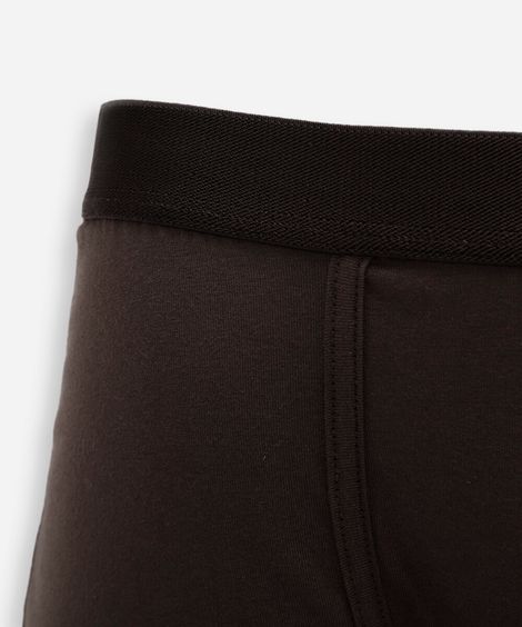 cueca boxer masculina de algodão marrom