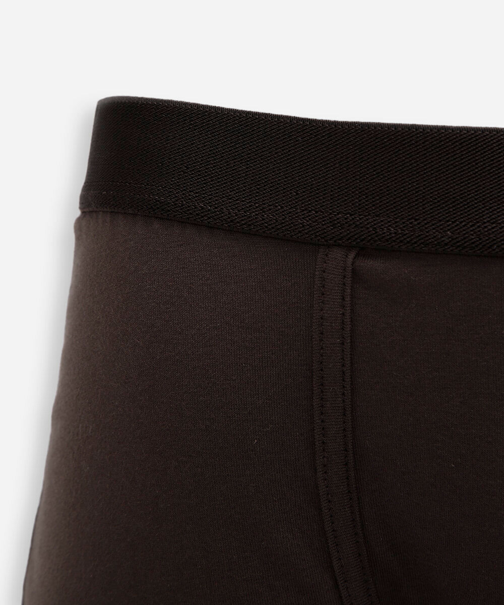 cueca boxer masculina de algodão marrom