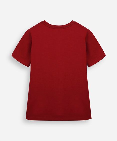 kit de 3 camisetas infantil de algodão manga curta colorido