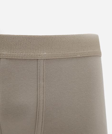 cueca boxer masculina de algodão bege