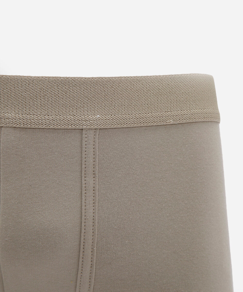 cueca boxer masculina de algodão bege