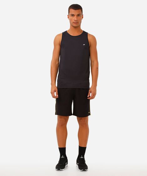 bermuda masculina com bolsos preta