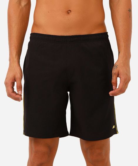 bermuda masculina com bolsos preta