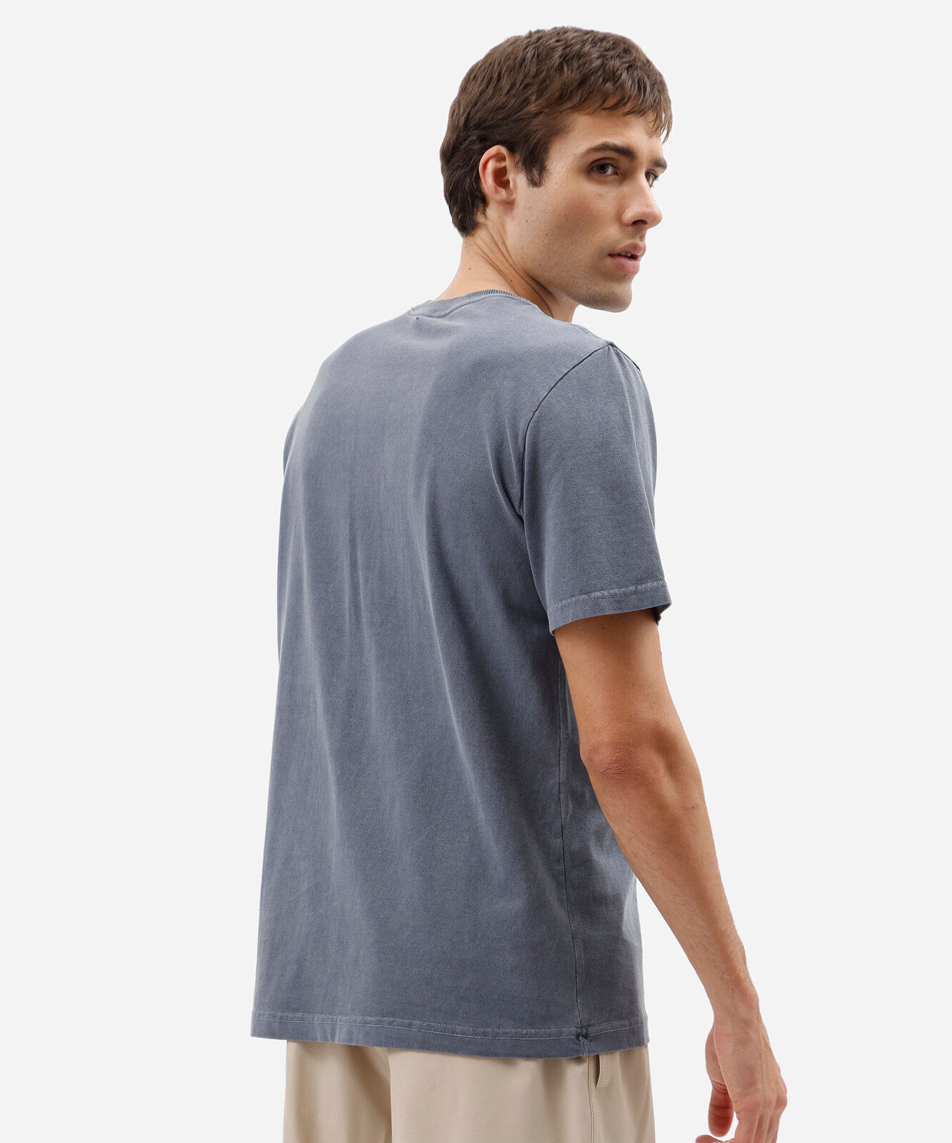 camiseta masculina de algodão brasileiragem azul