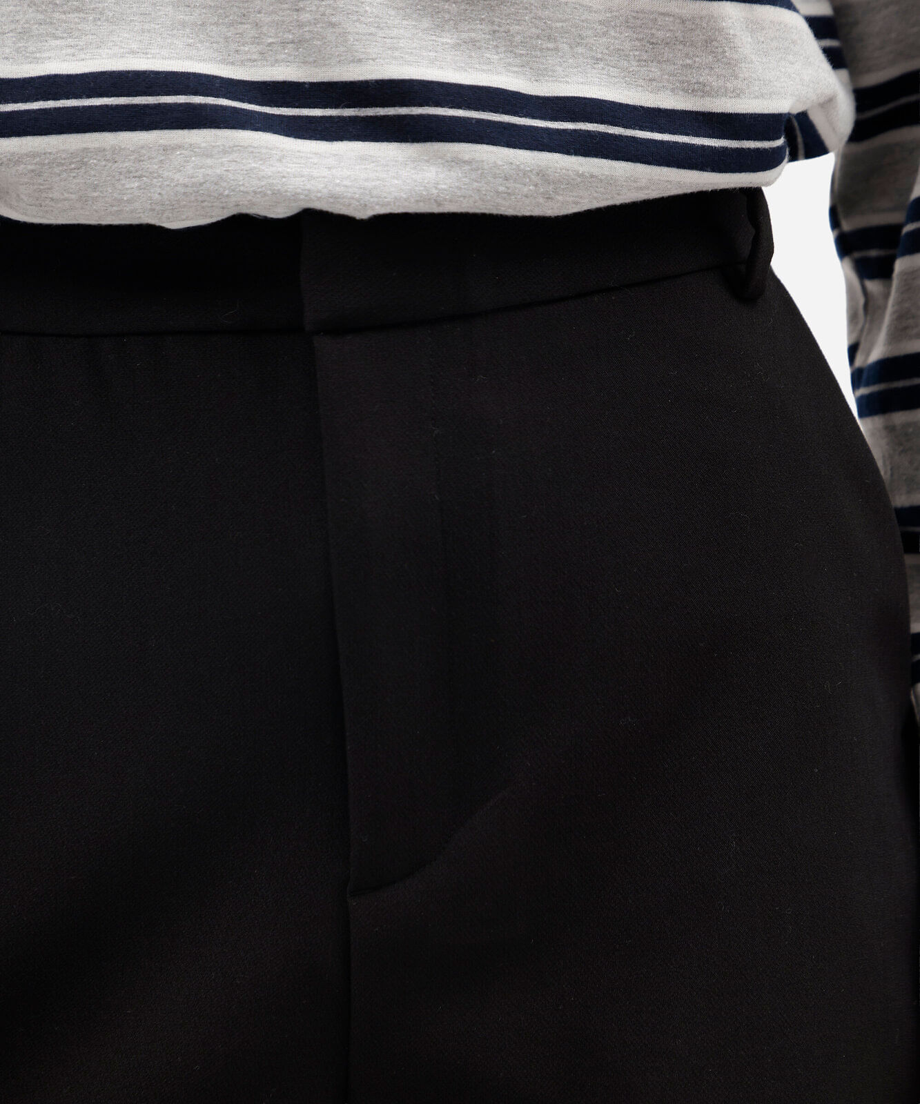 short de alfaiataria feminino cintura alta preto