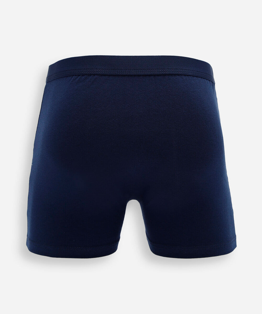 kit de 7 cuecas boxer masculina de algodão colorido