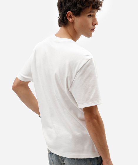 camiseta masculina com algodão manga curta taz looney tunes off white