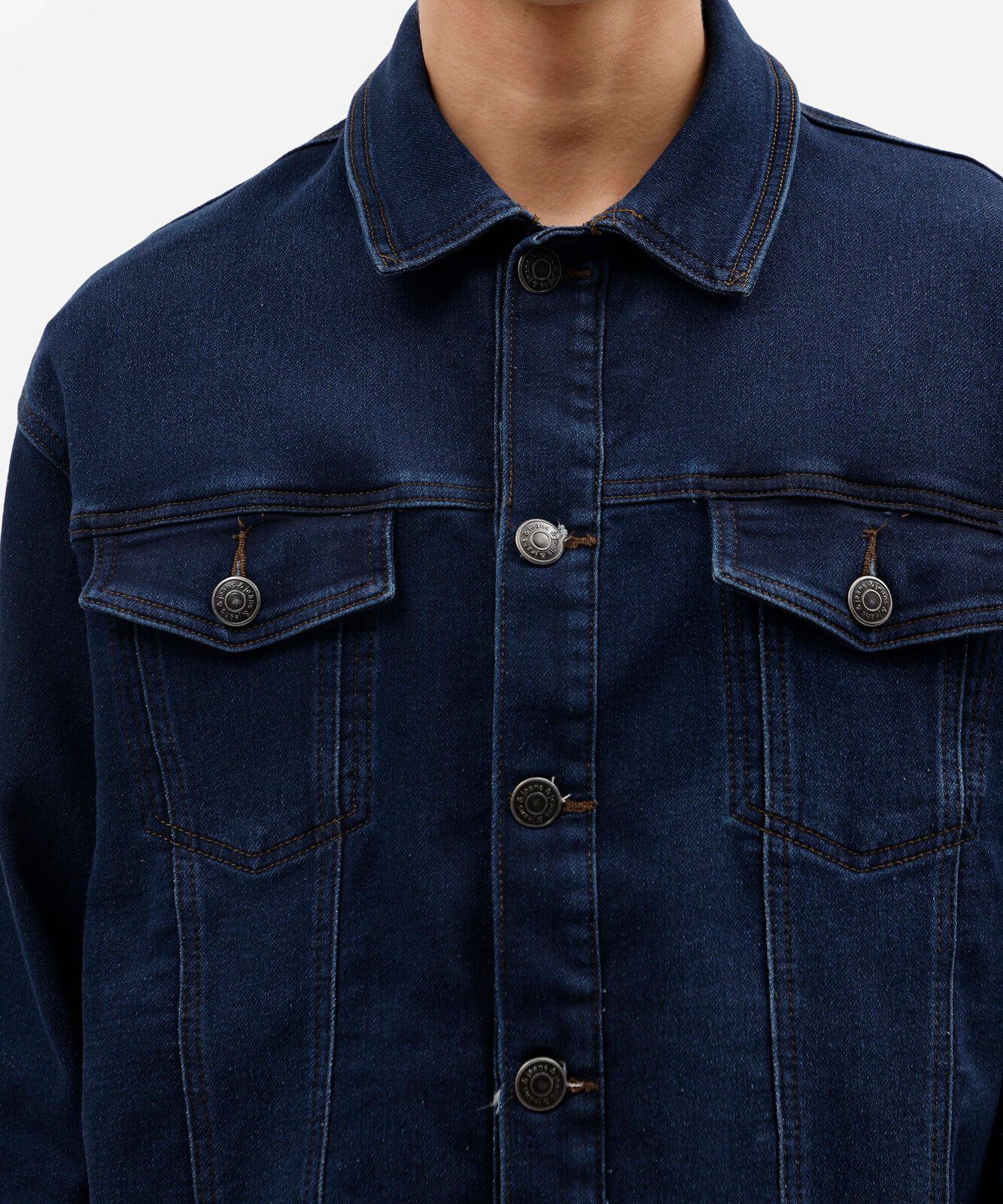 jaqueta masculina jeans azul