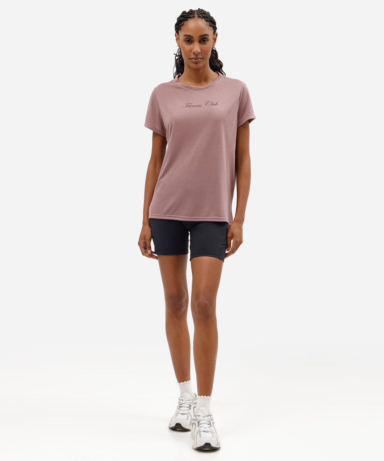 blusa esportiva feminina manga curta estampada rosa