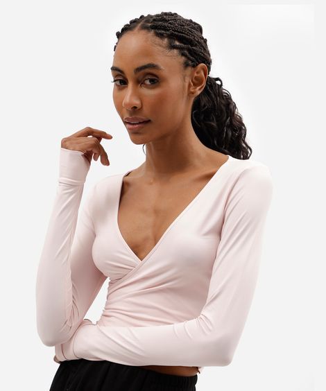 bolero feminino de poliamida esportivo rosa