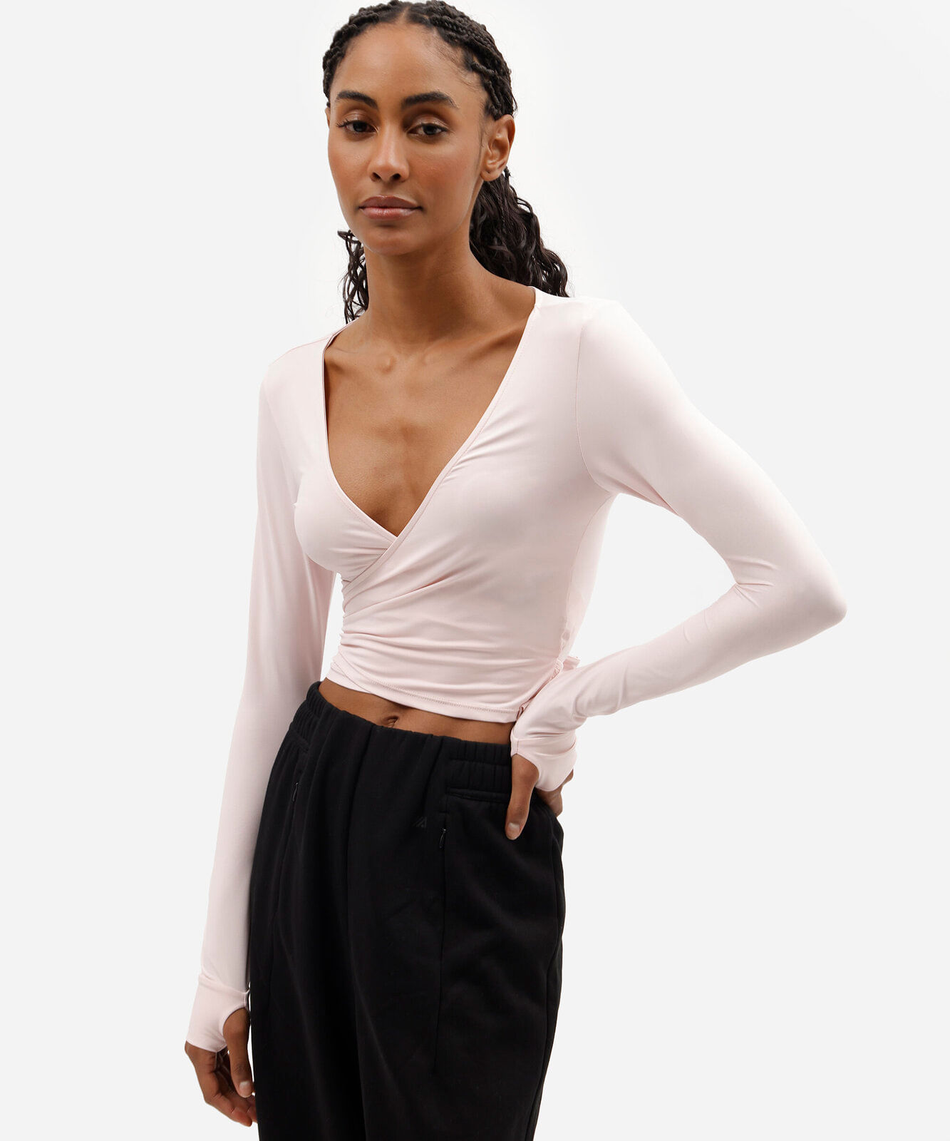 bolero feminino de poliamida esportivo rosa