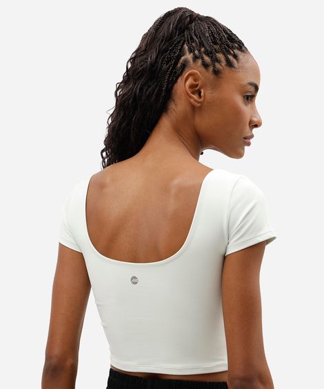 cropped feminino de poliamida esportivo verde