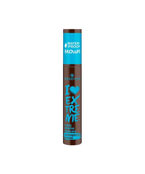 máscara de cílios essence i love extreme crazy volume á prova d água marrom
