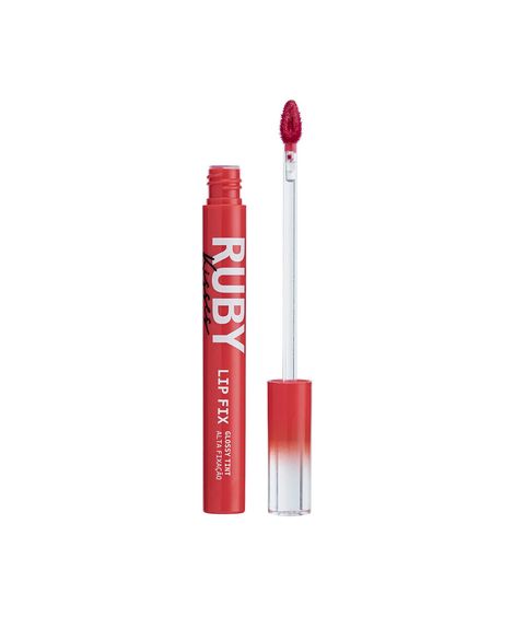 gloss labial ruby kisses lip fix glossy tint cherry kiss