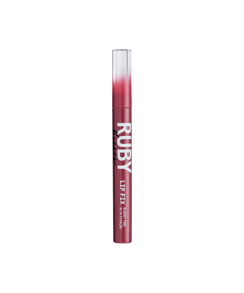gloss labial ruby kisses lip fix glossy tint berry charm