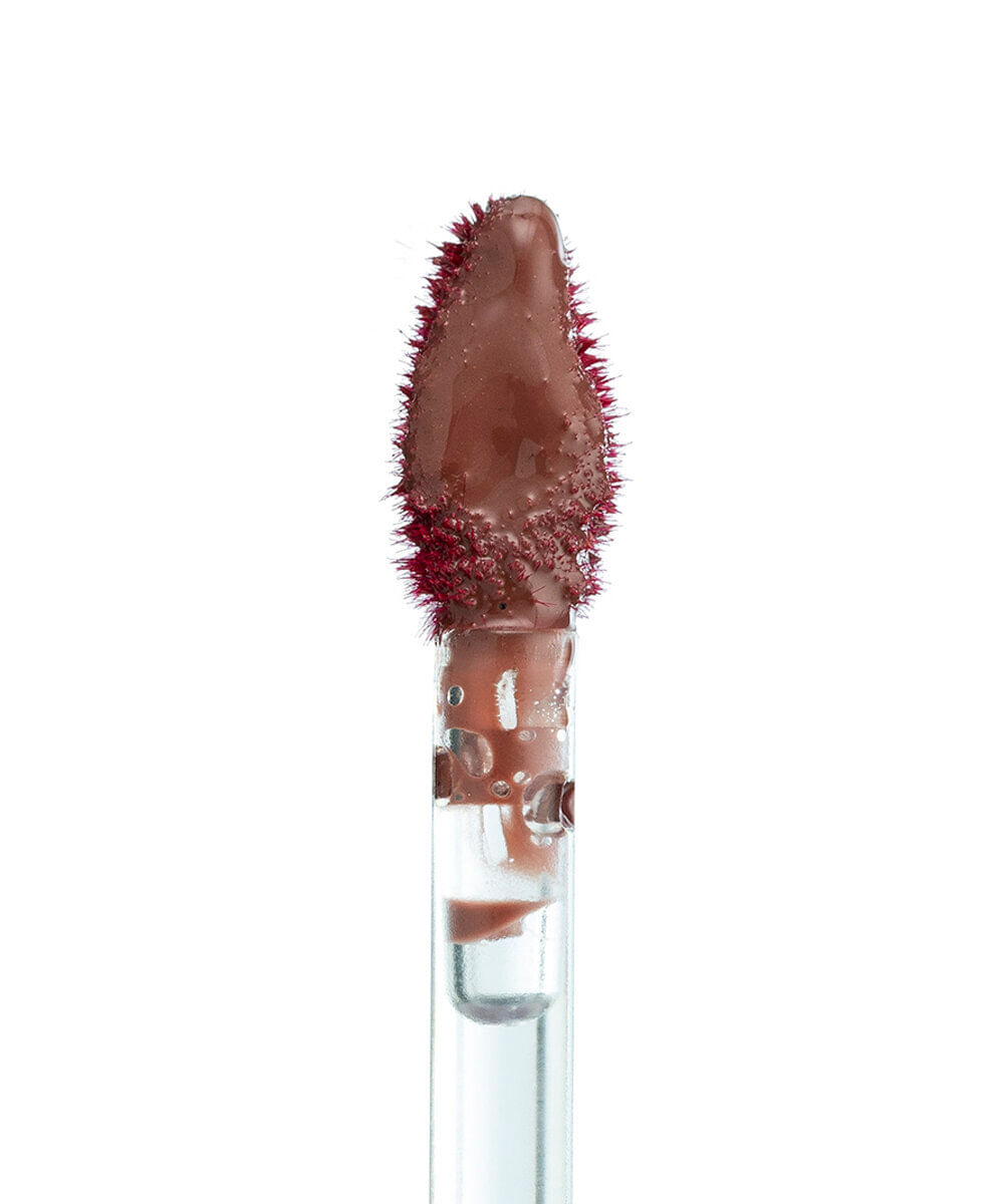 gloss labial ruby kisses lip fix glossy tint rosy brown