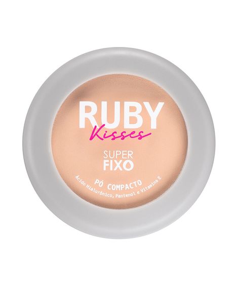 pó compacto ruby kisses super fixo cor 118