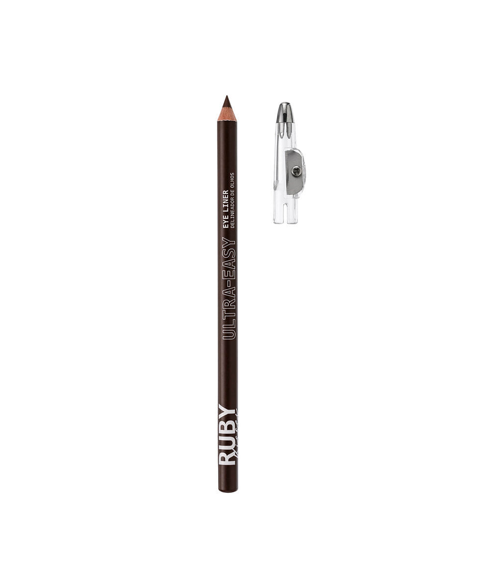 lápis ruby kisses madeira para olhos ultra easy brown