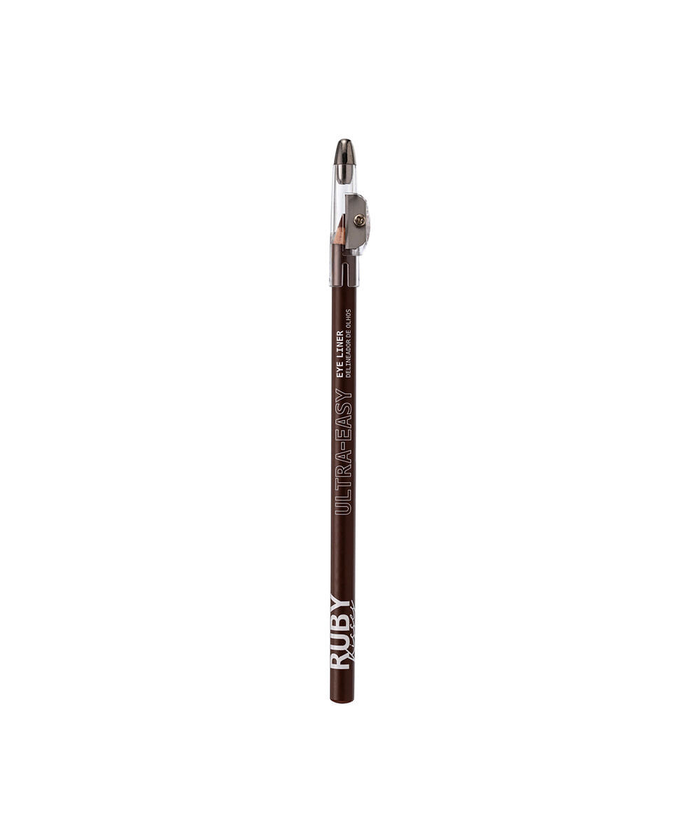lápis ruby kisses madeira para olhos ultra easy brown
