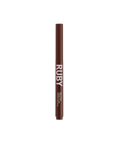 lapiseira labial volume ruby kisses big e full plumping lip liner warm brown