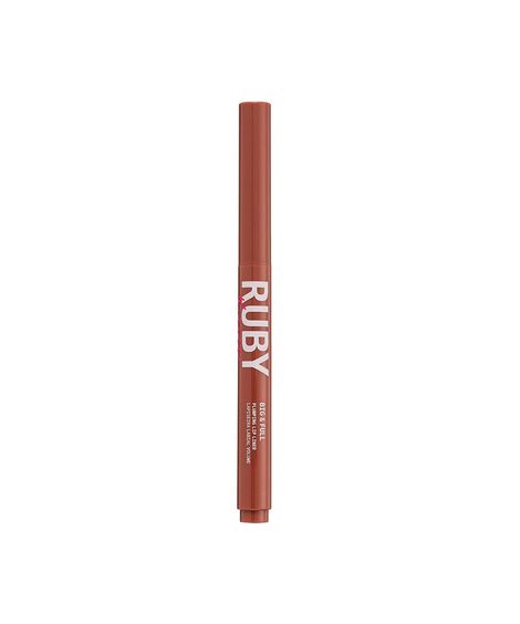 lapiseira labial volume ruby kisses big e full plumping lip liner nude pink