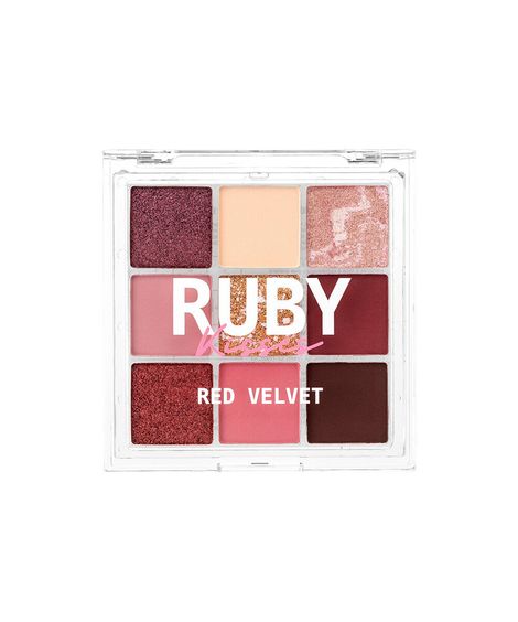 paleta de sombras ruby kisses sweets collection red velvet
