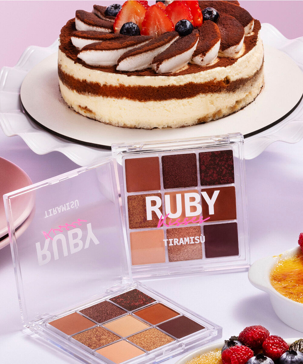 paleta de sombras ruby kisses sweets collection tiramisù