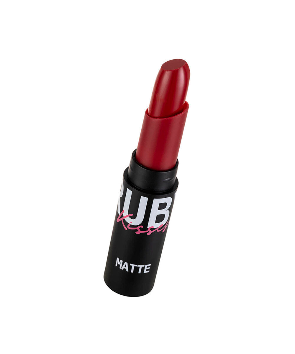 batom ruby kisses matte kiss red