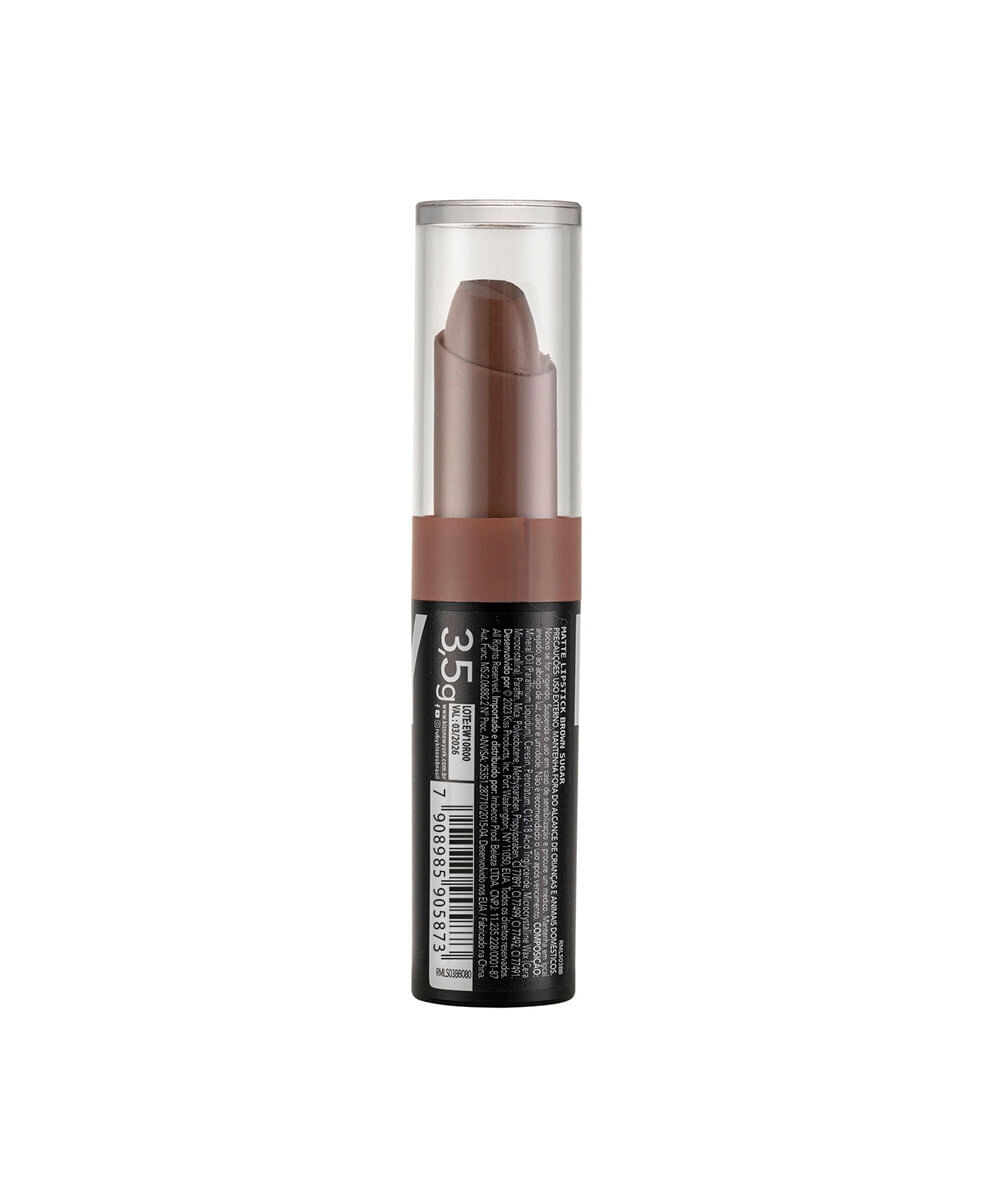 batom ruby kisses matte brown sugar