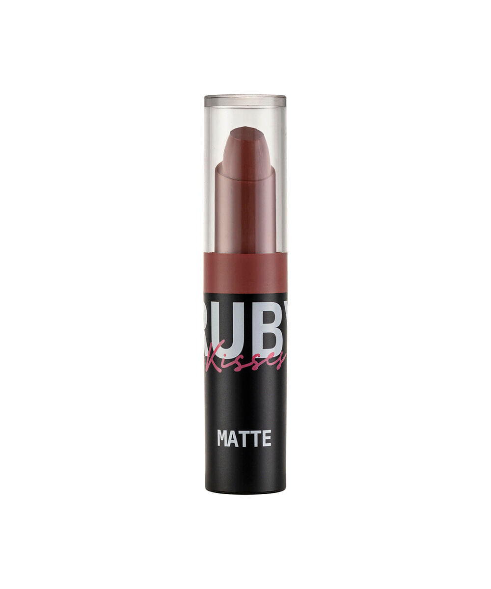 batom ruby kisses matte nude rose