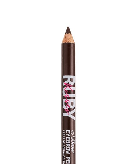 lápis ruby kisses madeira para sobrancelha go brow light medium brown