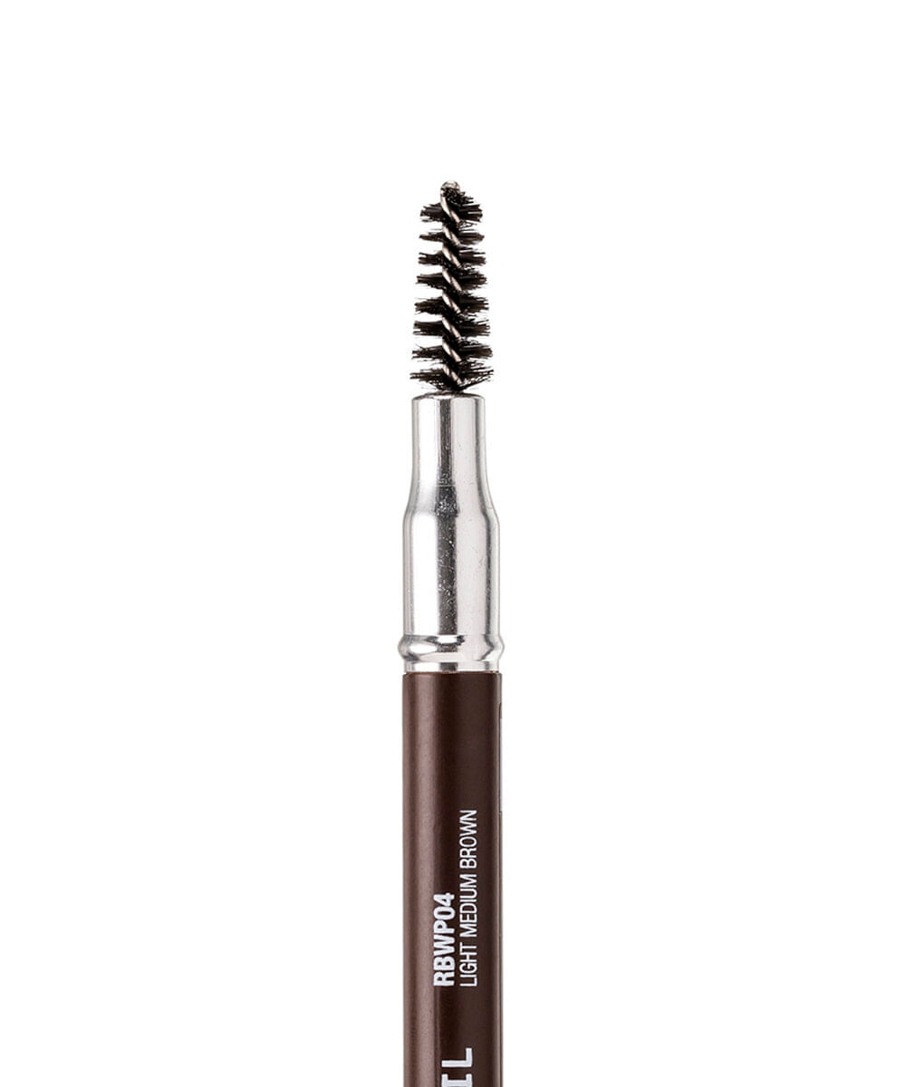 lápis ruby kisses madeira para sobrancelha go brow light medium brown