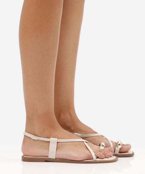 rasteirinha com aviamento oneself off white