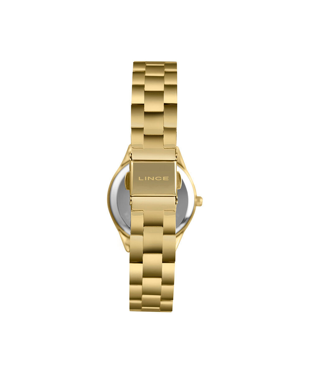 kit relógio feminino lince analógico lrgh010l30 kafmc1kx dourado