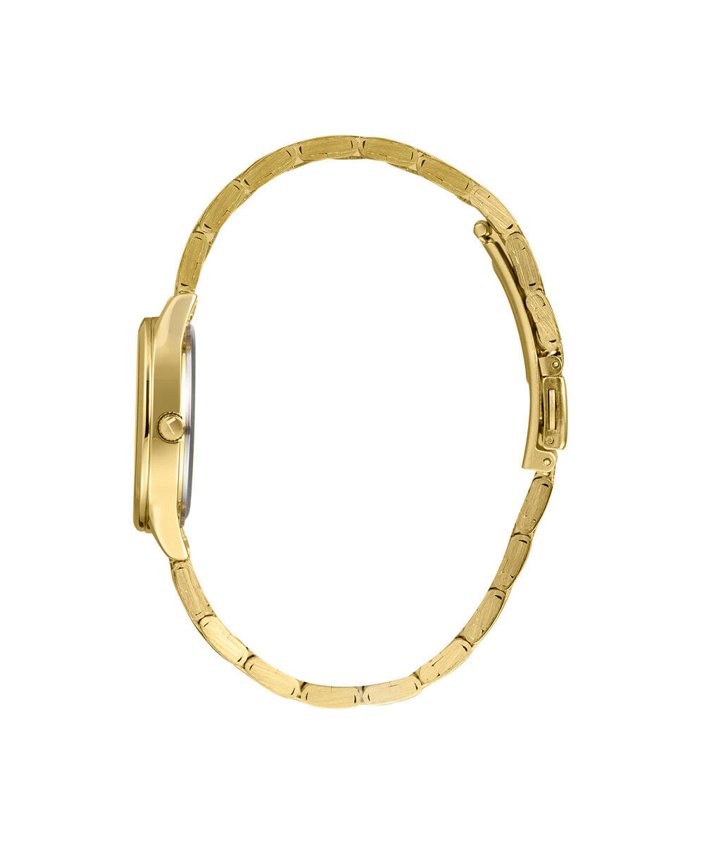 kit relógio feminino lince analógico lrgh007l30 kafkc2kx dourado
