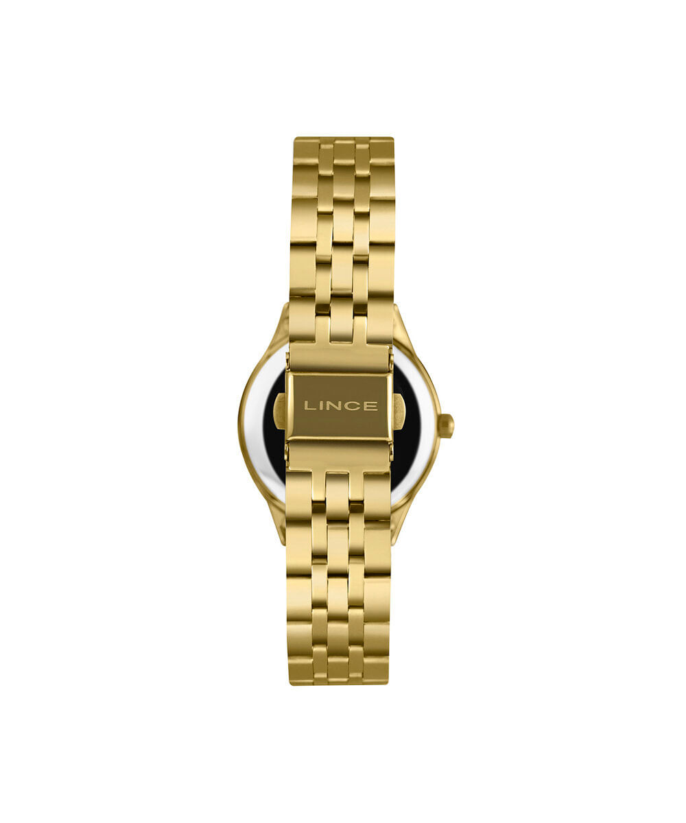 kit relógio feminino lince analógico lrgh008l30 kaflc2kx dourado