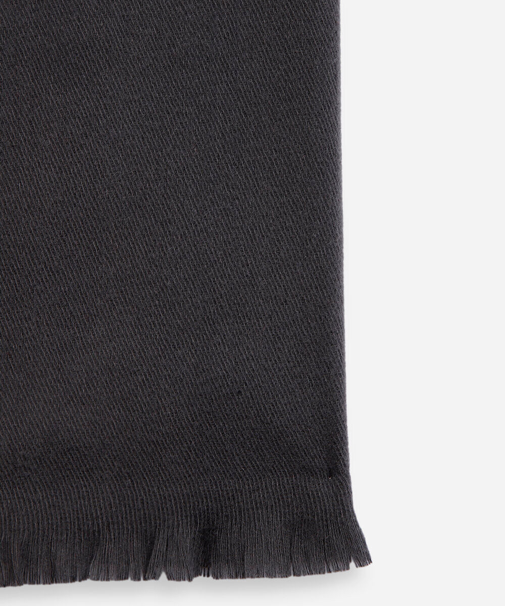 cachecol feminino basico liso cinza