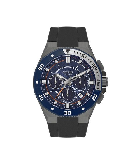 relógio masculino orient cronógrafo myspc006 d1px cinza
