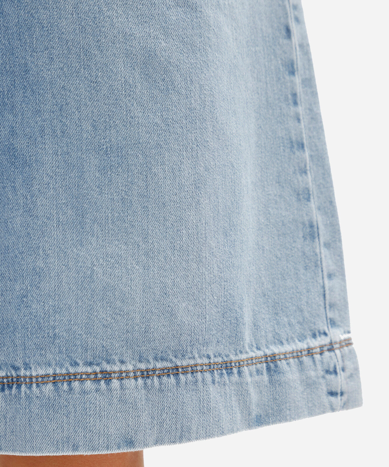 bermuda jorts feminina jeans cintura média azul