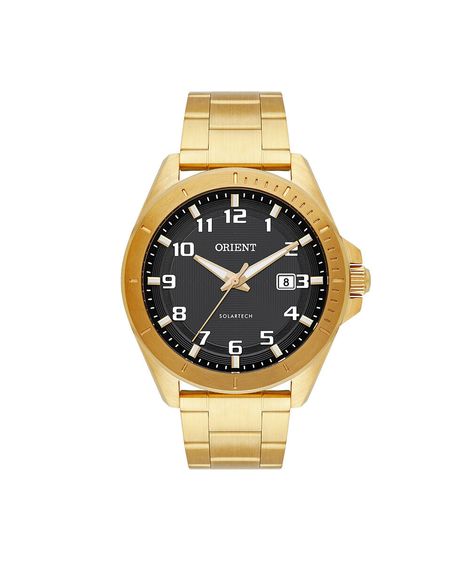 relógio masculino orient analógico calendário mgss1299p2kx dourado