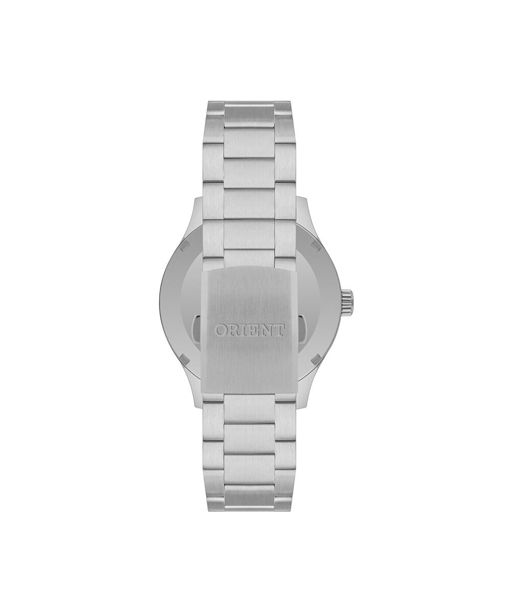 relógio masculino orient analógico mbss0018 p2sx prateado