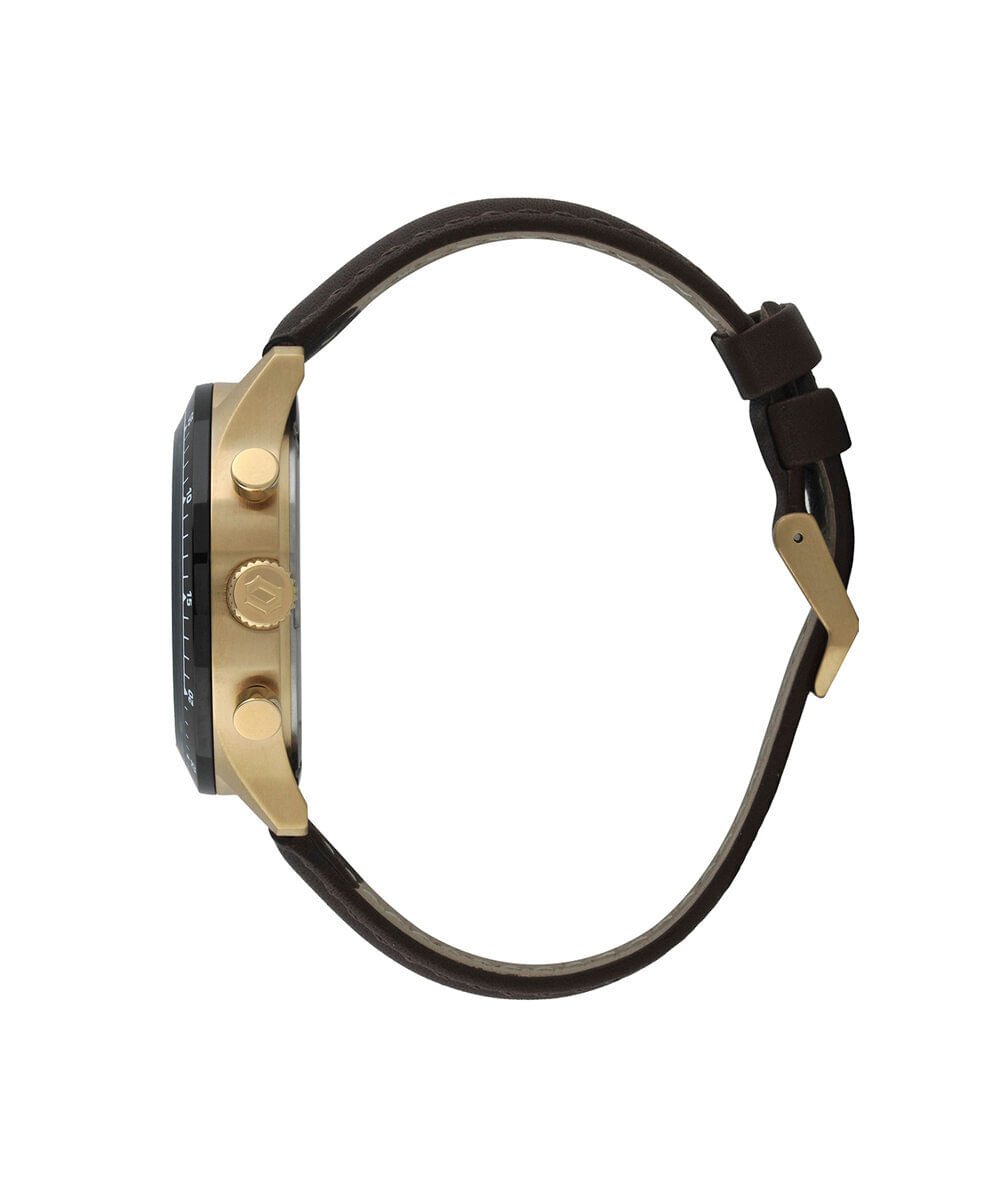 relógio masculino orient cronógrafo mgscc011 c1nx dourado