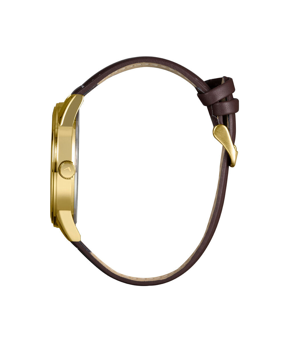 kit relógio masculino lince analógico mrch250l46 kabsp2nb dourado