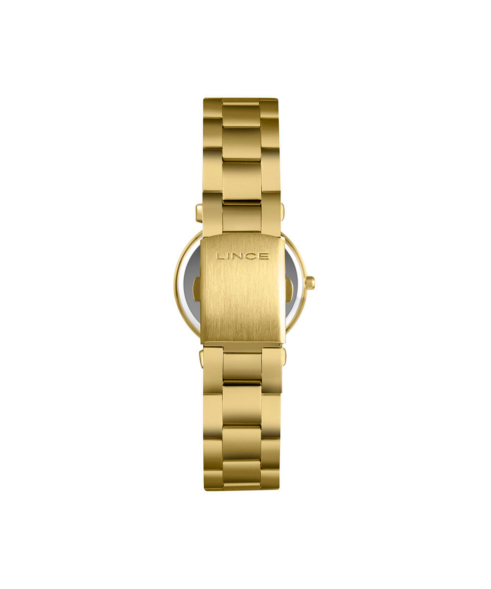 relógio feminino lince analógico lrg4841l34 c2kx dourado