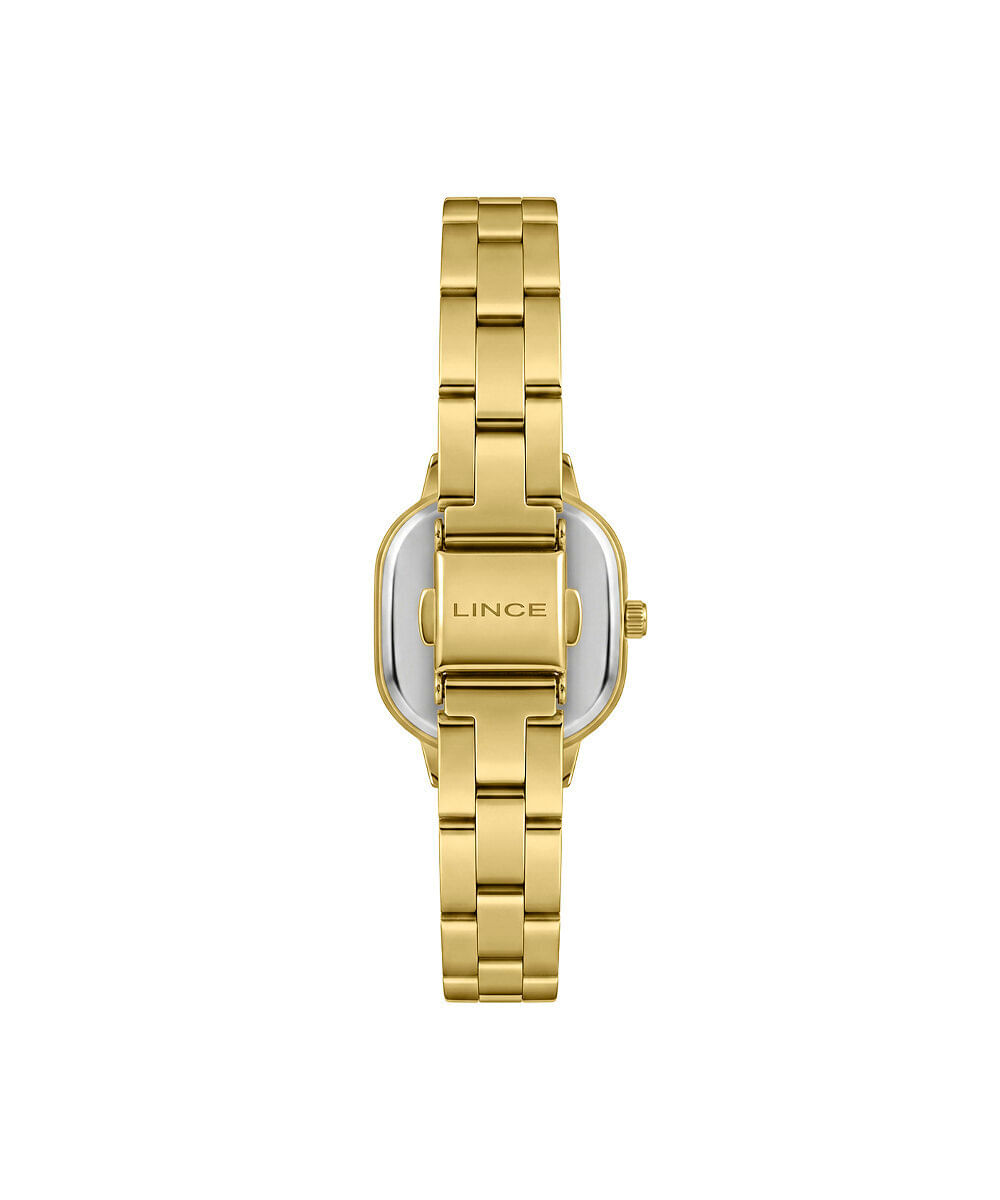 kit relógio feminino lince analógico lqgm084l23 k0lvs2kx dourado