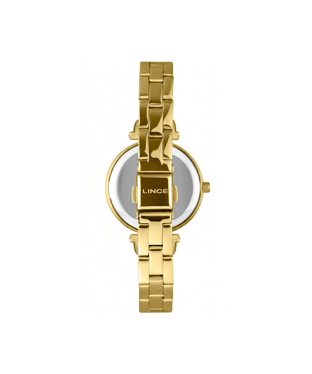kit relógio feminino lince analógico lrgm081l30 kahcc2kx dourado