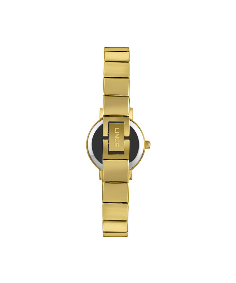 relógio feminino lince analógico lrgh295l24 s1kx dourado