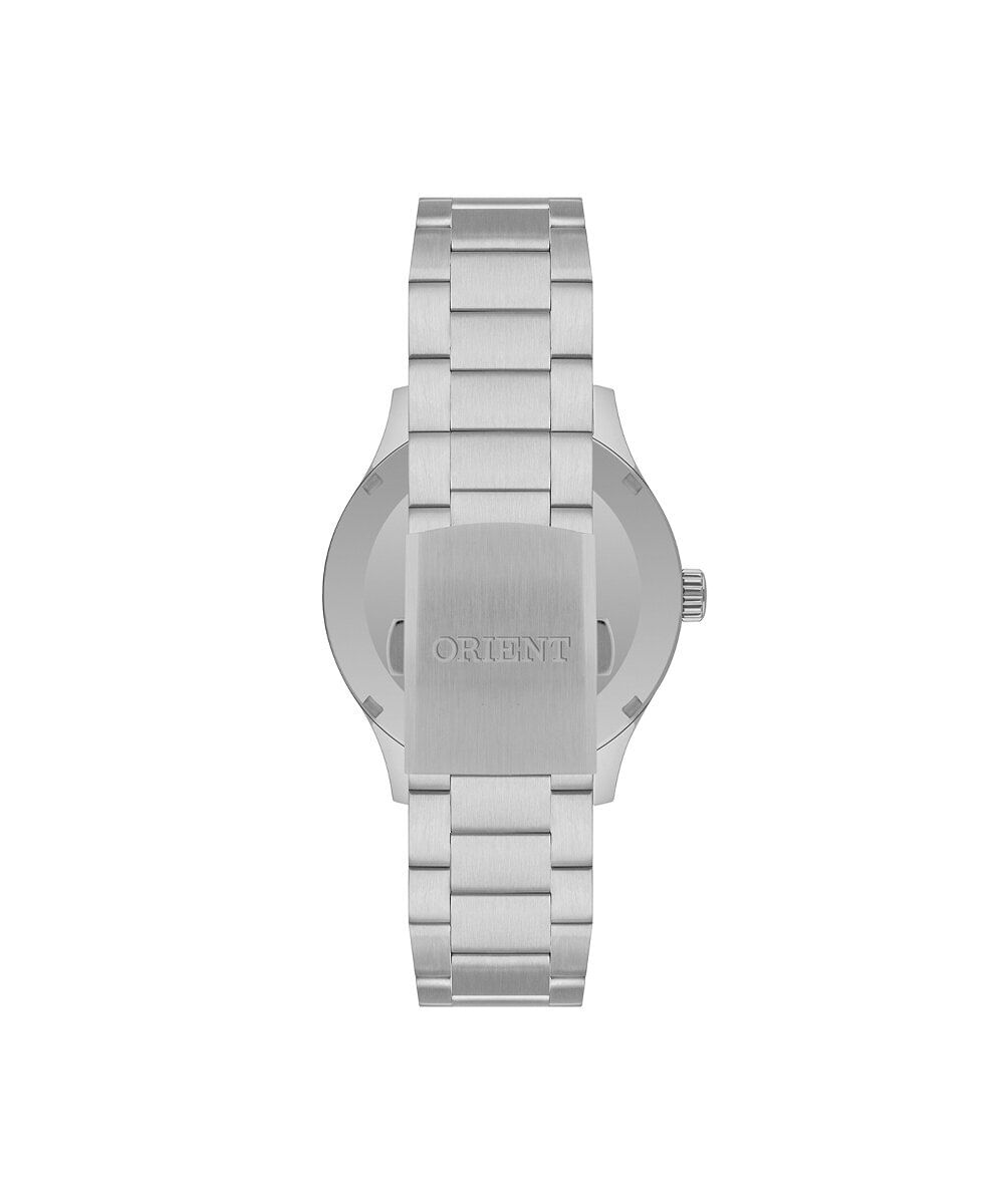 relógio masculino orient analógico mbss0018 d2sx prateado