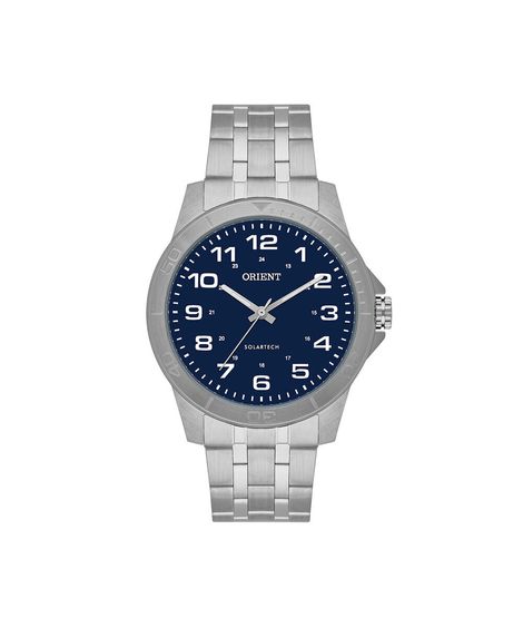 relógio masculino orient analógico mbss0020 d2sx prateado